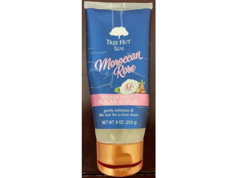 Tree Hut Bare Sugar Scrub Exfoliators, Moroccan Rose, 9 oz/255 g