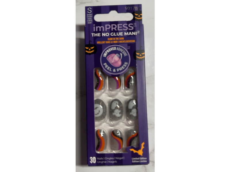 Impress No Glue Mani Press-On Nails, First Rehearsal, 30 Count