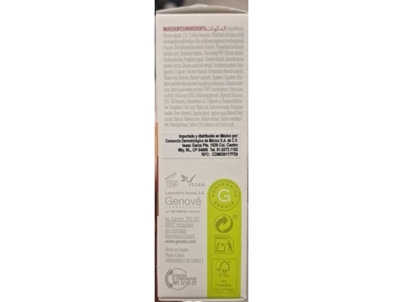 Genove Facial Sunscreen, SPF 50+, 1.7 fl oz/50 mL