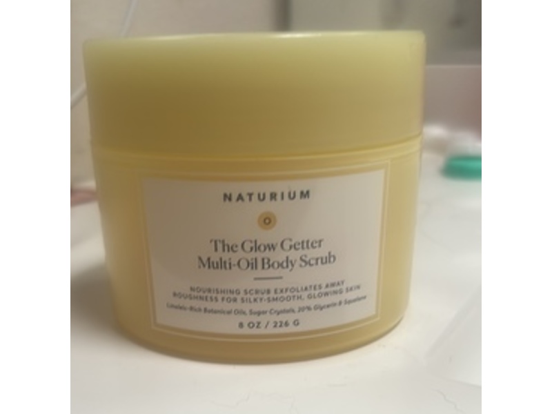 Naturium The Glow Getter Multi-Oil Body Scrub, 8 oz/226 g