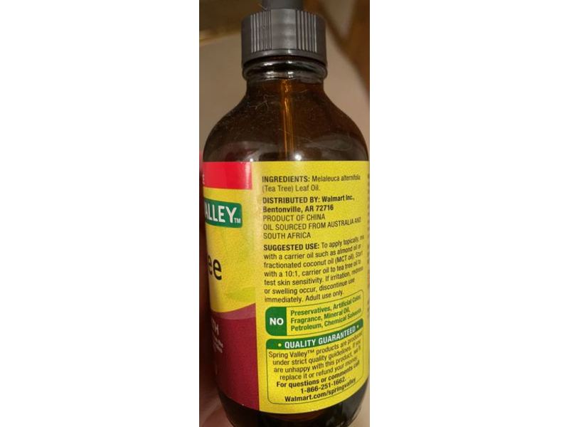 Spring Valley Tea Tree Oil, 4 fl oz/118 mL