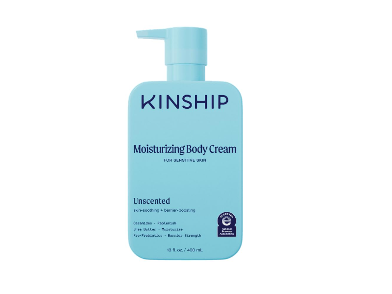 Kinship Moisturizing Body Cream, Unscented, 13 fl oz/400 mL
