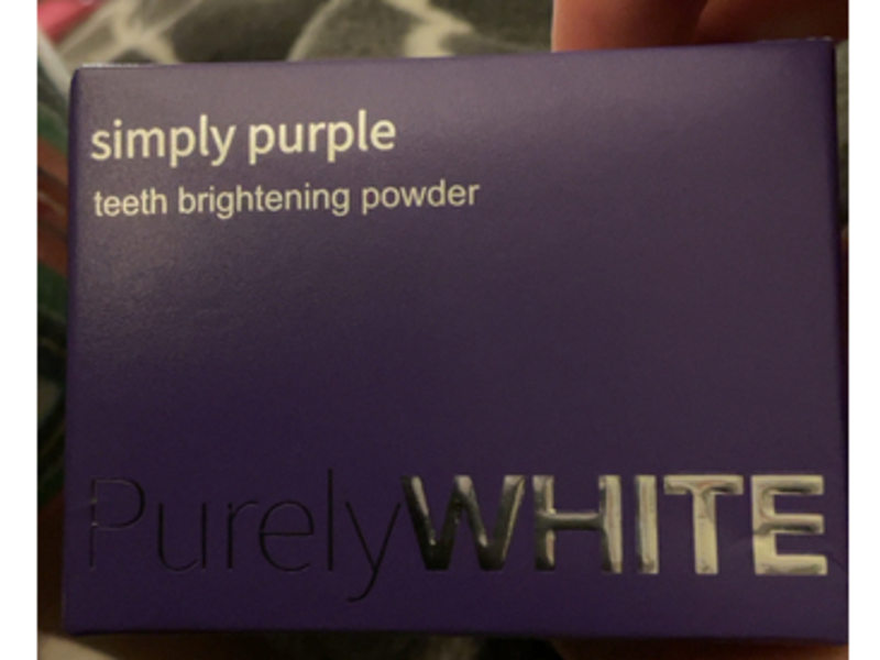 PurelyWhite Deluxe Teeth Brightening Powder, Simply Purple, 0.5 oz/15 g