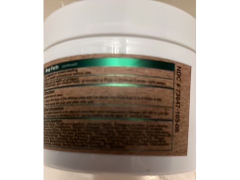 Just CBD Relief Soothing Cream, Unscented, 8 fl oz/237 mL