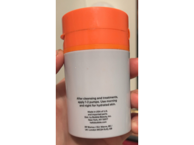 Bubble Water Cream Moisturizer, Cloud Surf, 1.7 oz/50 mL