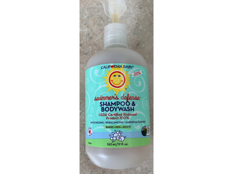 California Baby Swimmer's Defense Shampoo & Bodywash, 19 fl oz/562 mL