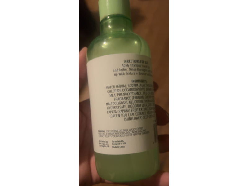 Bolero Beverly Hills Texture + Bounce Shampoo, Papaya + Green Tea + Sunflower Oil, 8 fl oz/236.5, Pack Of 2