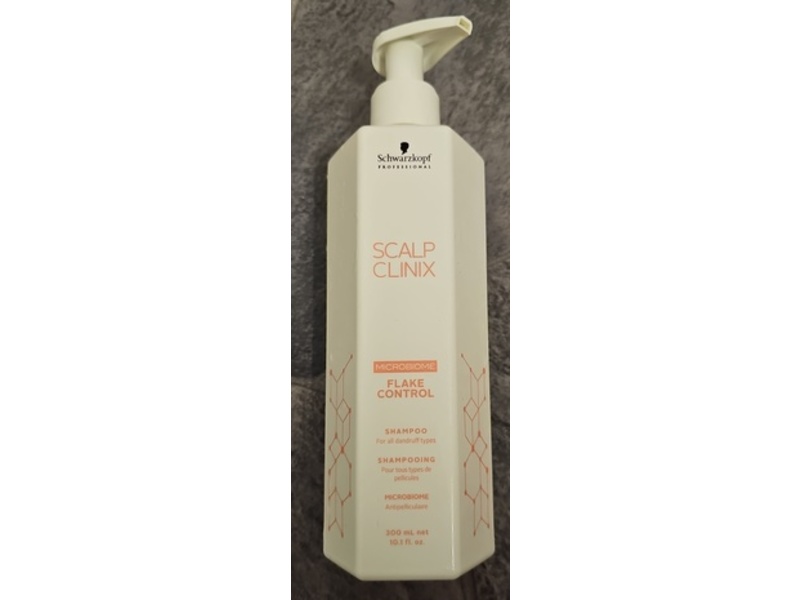 Schwarzkopf Scalp Clinix Flake Control Shampoo, Microbiome, 10 .1 fl oz/300 mL