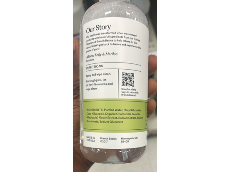 Branch Basics All Purpose Cleaner, 16 fl oz/473 mL