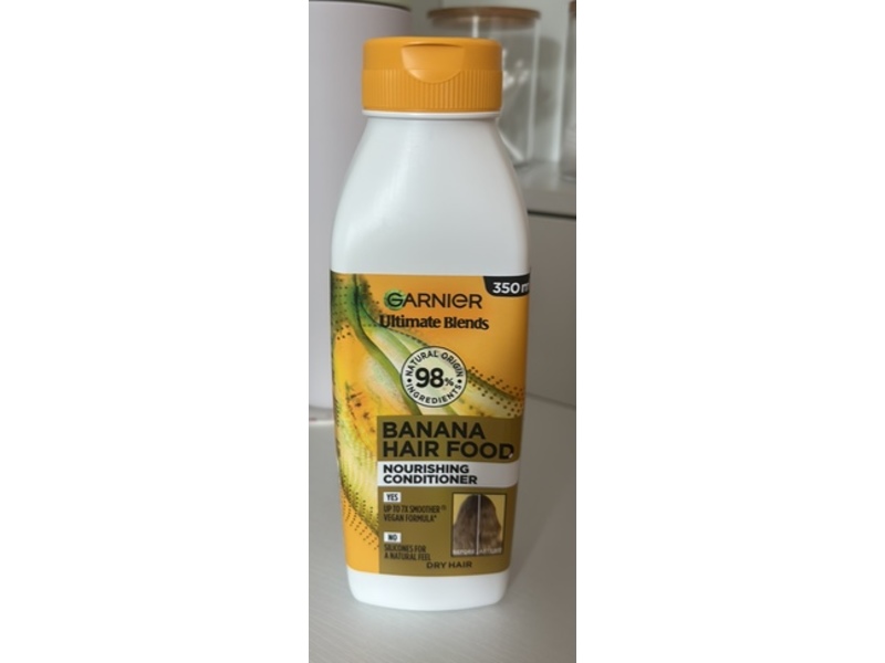 Garnier Ultimate Blends Nourishing Conditioner, Banana Hair Food, 350 mL