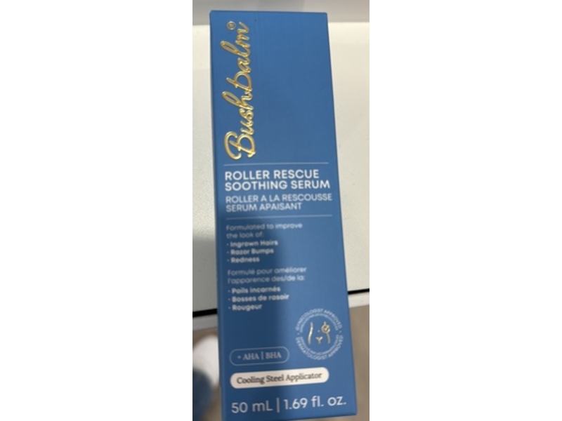 Bushbalm Roller Rescue Soothing Serum, AHA + BHA, 1.69 fl oz/50 mL