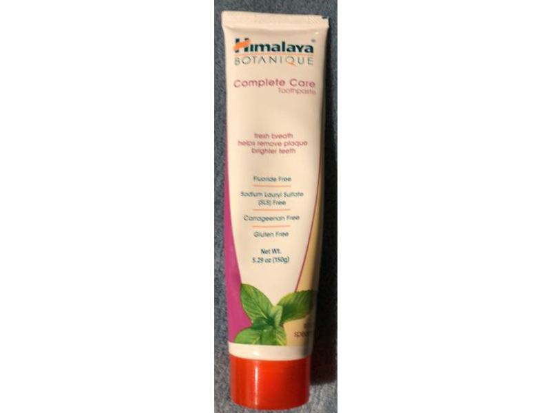 Himalaya Botanique Complete Care Toothpaste, Simply Spearmint, 5.29 oz/150 g