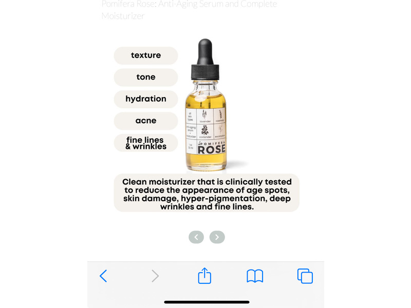 Pomifera Rose Anti-Aging Serum & Complete Moisturizer, 1 oz/30 mL