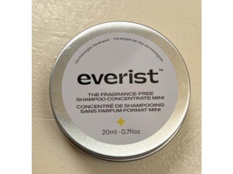 Everist The Fragrance-Free Shampoo Concentrate Mini, 0.7 fl oz/20 mL