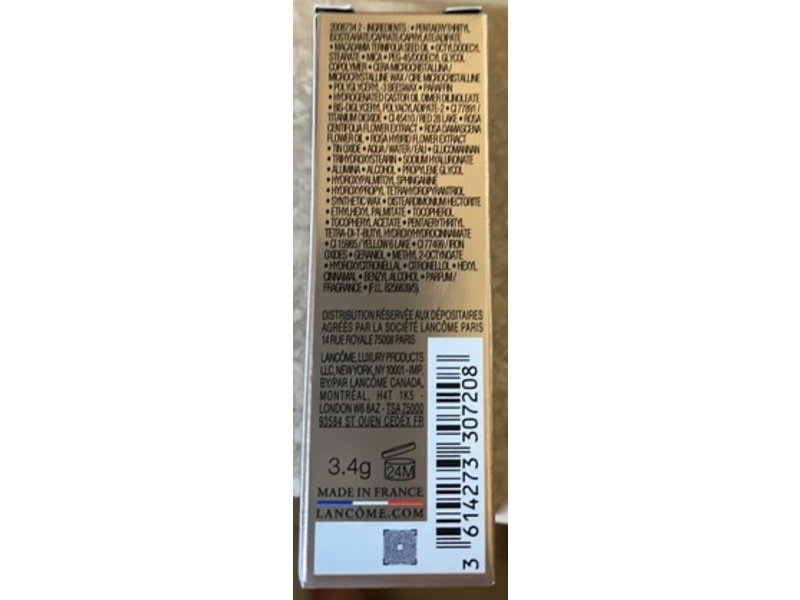 Lancome Paris L'absolu Rouge Cream Lipstick, 355 Rose Cocktail, 0.12 oz/3.4 g