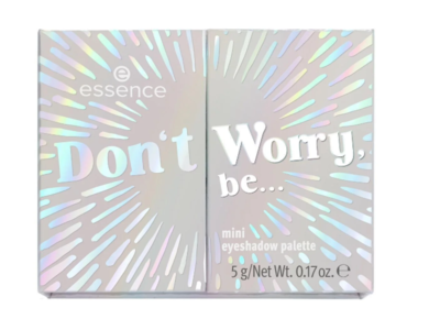Essence Dont Worry Be Mini Eyeshadow Palette, 0.17 fl oz/5 g