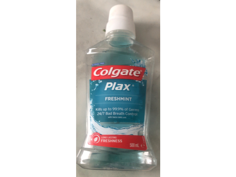 Colgate Plax Mouthwash, Fresh Mint, 500mL