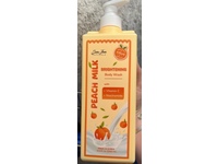 SunJun Naturals Peach Milk Brightening Body Wash, Vitamin C + Niacinamide, 33.8 fl oz/1000 mL - thumbnail 1