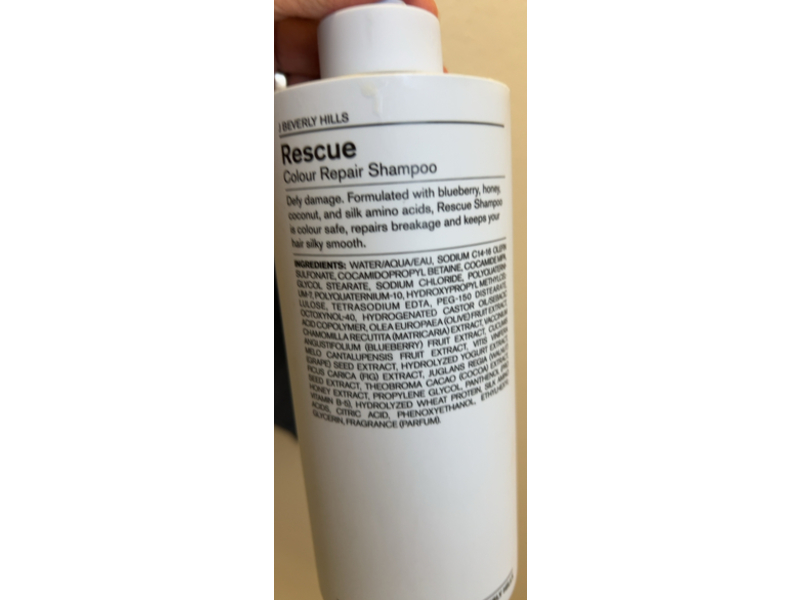 J Beverly Hills Rescue Colour Repair Shampoo, 12 fl oz/340 mL