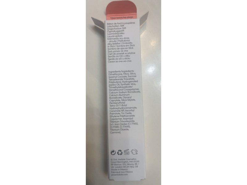 Jane Iredale ColorLuxe Eye Shadow Stick, Bronze, 0.049 oz/1.4 g