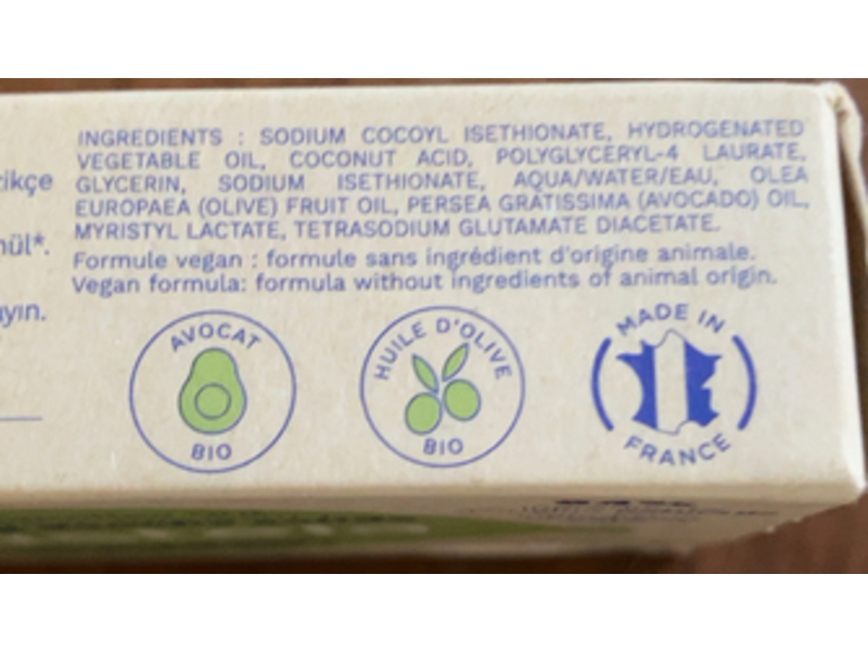 Mustela Solid Shampoo & Body Cleansing Bar, 2.64 oz/75 g