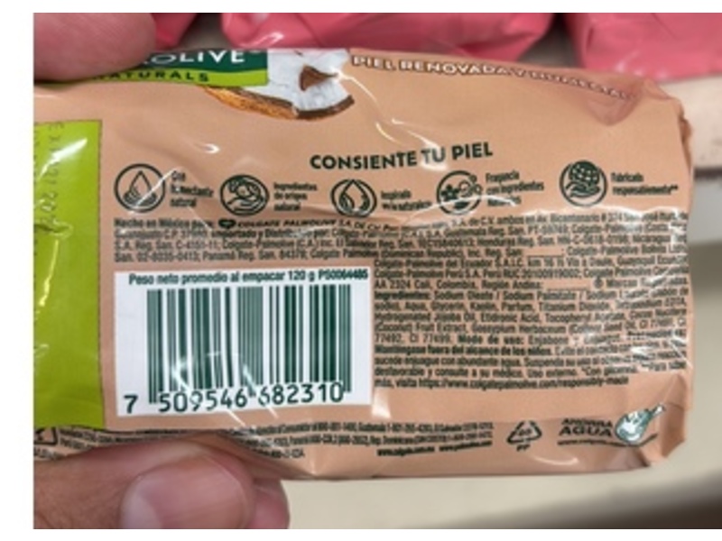 Palmolive Naturals Soap, Coconut & Cotton, 120 g