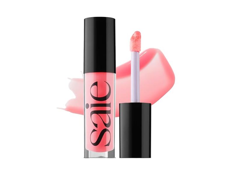 Saie Glossybounce High-Shine Hydrating Lip Gloss Oil, Burst, 0.17 fl oz/5 mL