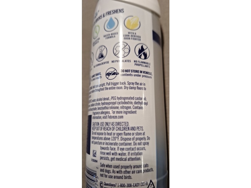 Febreze Air Mist Musty Odor Fighter, Fresh Air, 8.8 oz/250 g