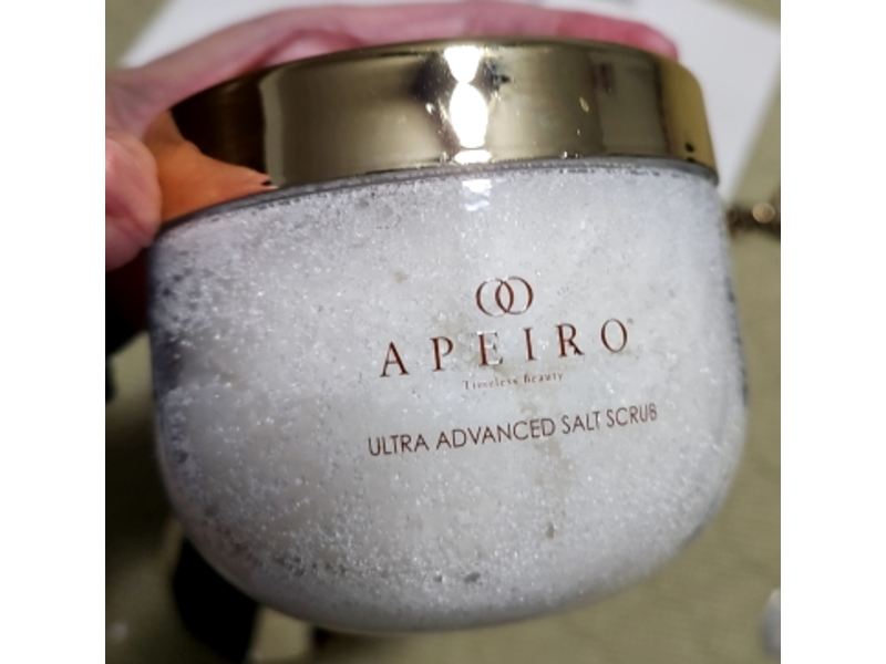 Apeiro Ultra Advanced Salt Scrub, 14.45 oz/ 425 g