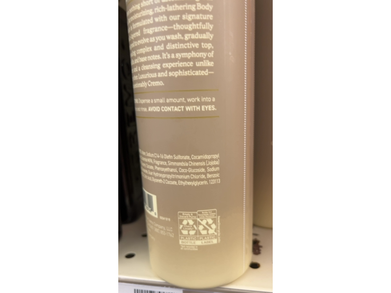 Cremo Body Wash, Almond Bloom, 16 fl oz/473 mL