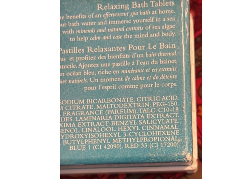 Crabtree & Evelyn La Source Relaxing Bath Tablets, 0.8 oz/25 g, 10 Count