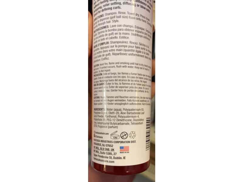 Fantasia Hair Polisher Heat Protector Styling Foam, 8.5 fl oz/251 mL, Pack Of 2