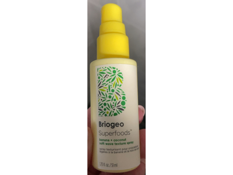 Briogeo Superfoods Soft Wave Texture Spray, Banana + Coconut, 1.75 fl oz/51 mL