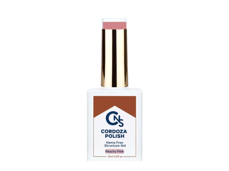 Cordoza Polish, Peachy Pink, 0.5 fl oz/15 mL
