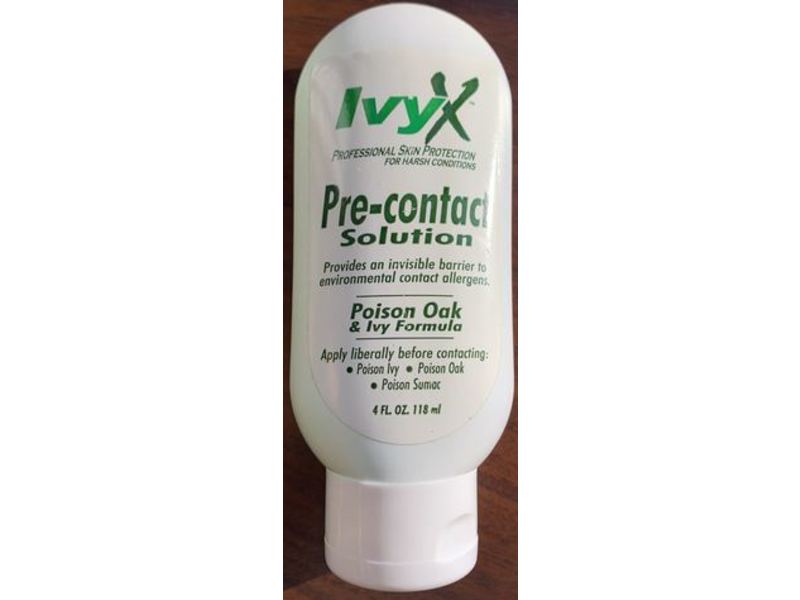 Ivyx Pre Contact Solution Poison Oak & Ivy Formula, 4 fl oz/118 mL