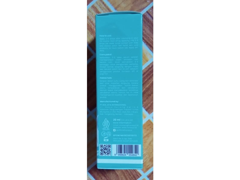 Hanasui Advanced Exfoliating Serum, 20 mL