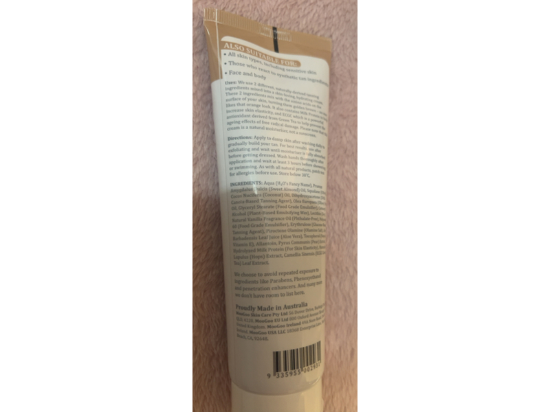 MooGoo Natural How Now Brown Cow Gradual Tanning Moisturizer, 4.2 oz/120 g