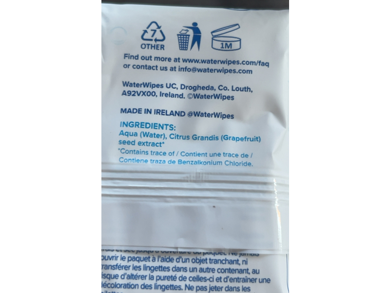 WaterWipes The World's Purest Baby Wipes, 120 Count, 2 Pack