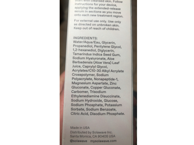 Solawave Skin Therapy Activating Serum, 1.0 fl oz/30 mL