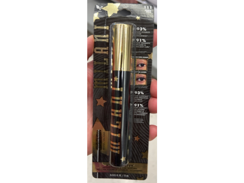 Milani Highly Rated 10-In-1 Volume Mascara, Black, 0.41 fl oz/12 mL