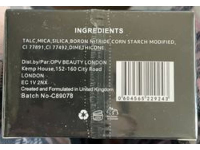 OPVBeauty London Loose Setting Powder, Translucent, 1 oz/30 g