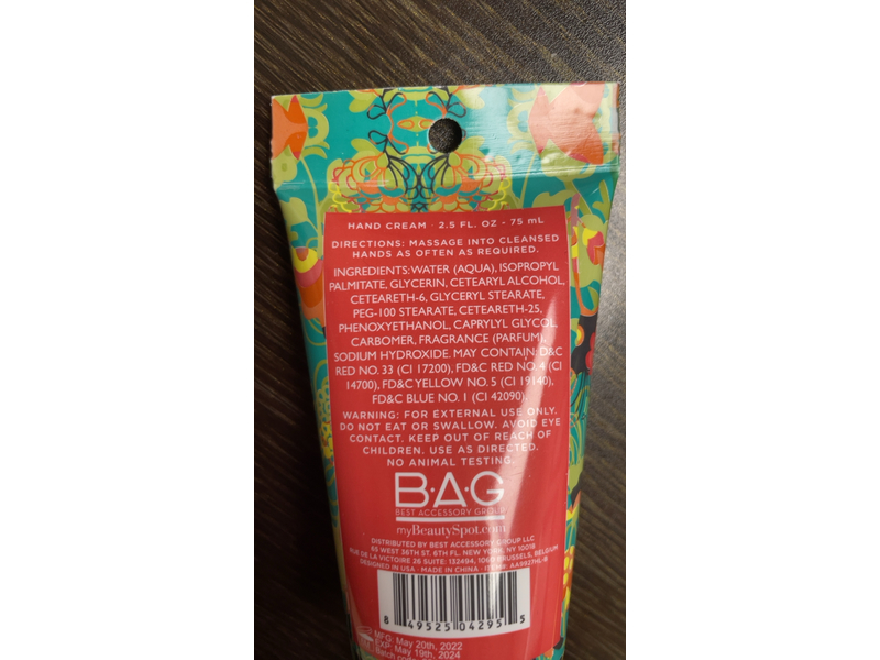 Selected Scents Hand Cream, Sweet Almond, 2.5 fl oz