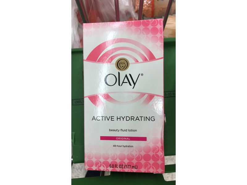 Olay Active Hydrating Beauty Fluid Lotion, Original, 6 oz