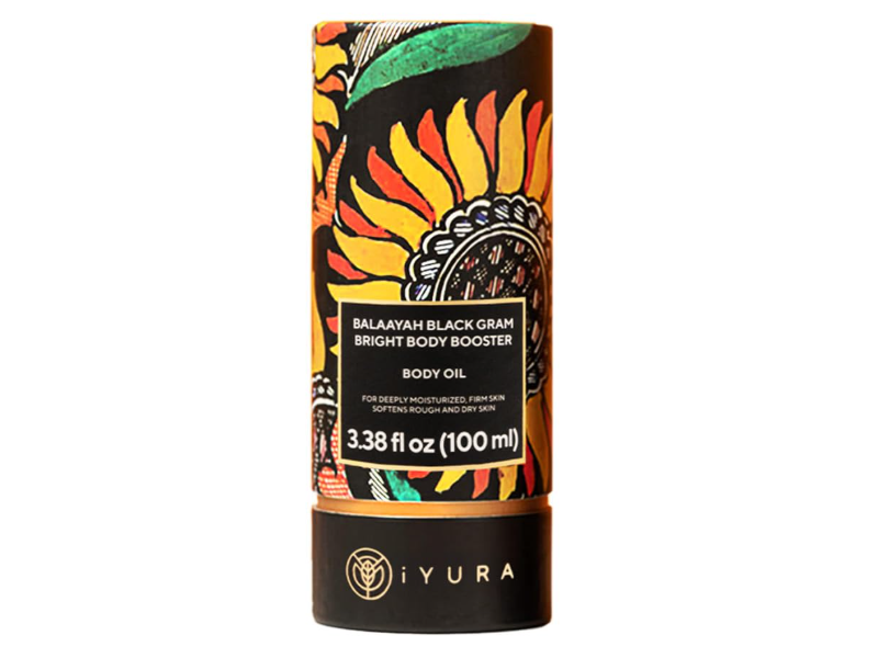 Iyura Balaayah Black Gram Body Booster Seduction Body Oil, 3.38 fl oz/100 mL