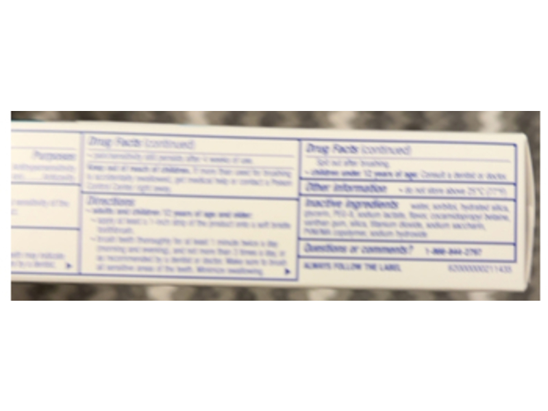 Sensodyne Pronamel Clinical Enamel Strengthening Toothpaste,3.4 oz/96.4 g