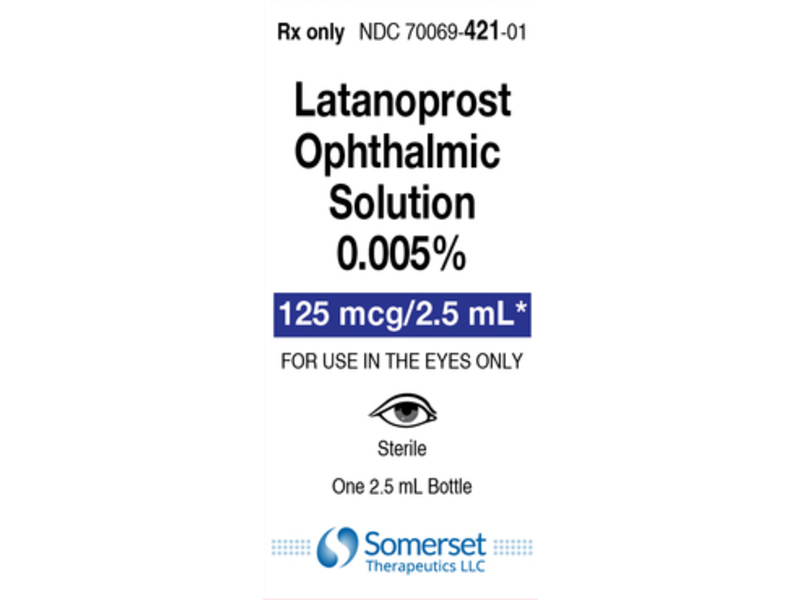 Latanoprost Ophthalmic Solution 0.005%, 2.5 mL, Somerset Therapeutics (Rx)