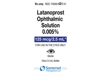Latanoprost Ophthalmic Solution 0.005%, 2.5 mL, Somerset Therapeutics (Rx) - thumbnail 1