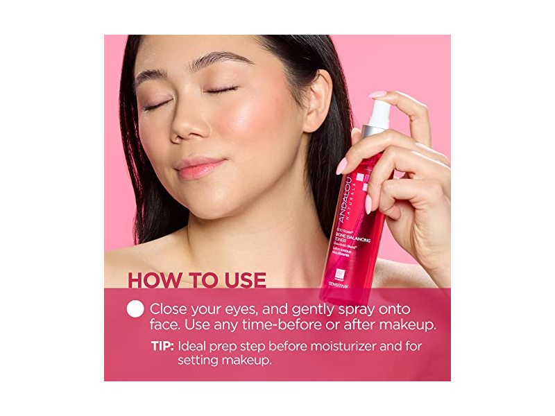 Andalou Naturals Biome Balancing Toner Spay, 6 fl oz