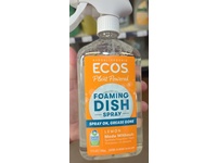 Ecos Plant Powered Foaming Dish Spray, Lemon, 17 fl oz/503 mL, Pack Of 4 - Image 3