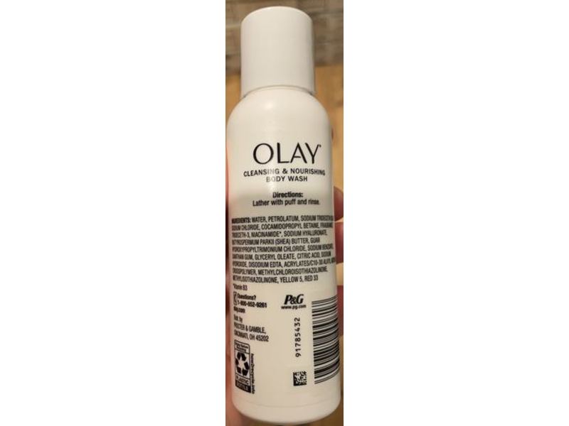 Olay Cleansing & Nourishing Body Wash, B3 + Hyaluronic Acid, 3.0 fl oz/89 mL